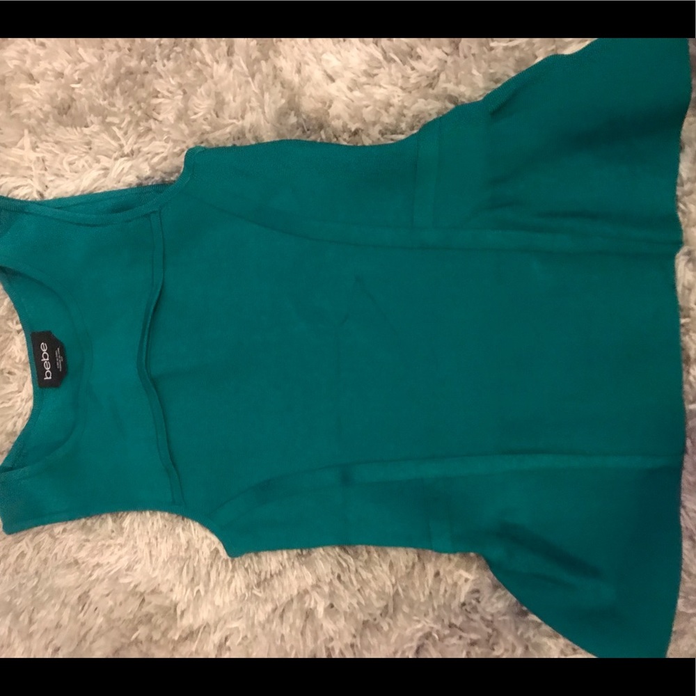 Bebe peplum shirt
